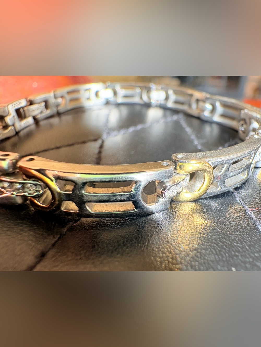 Citizen Two-Tone Bracelet Watch in Gold and Silver Color w/ Horseshoe & Crystals